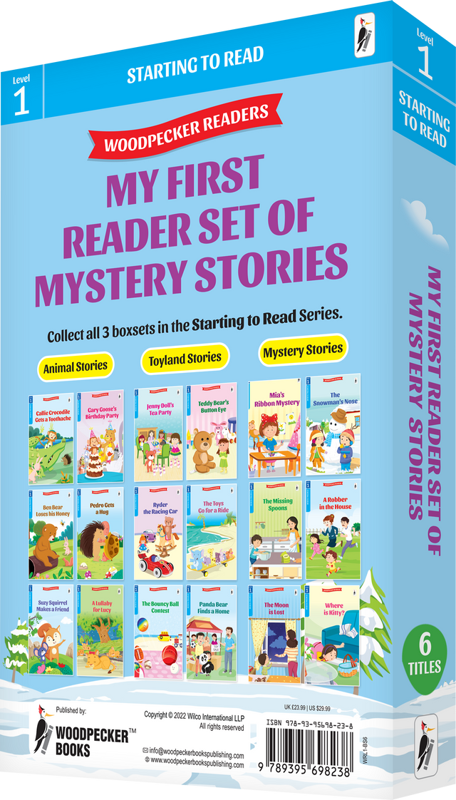 My First Reader Set of Mystery Stories 6 Book Box Set