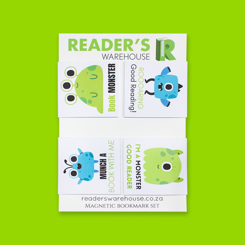 Magnetic Bookmark Monster 4 Set