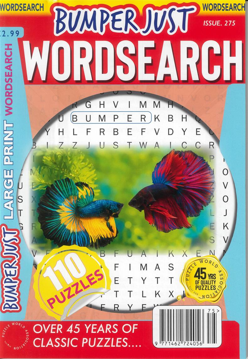 Bumper Just Wordsearch Issue 275