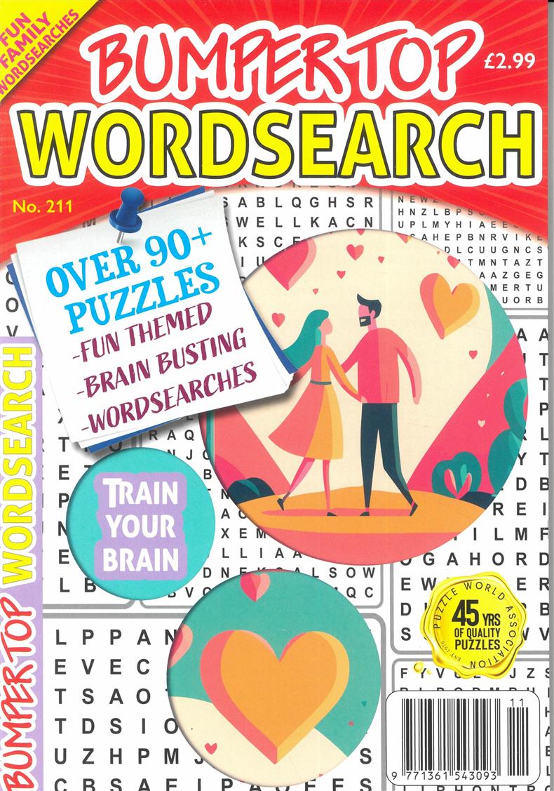 Bumper Top Wordsearch Issue 211