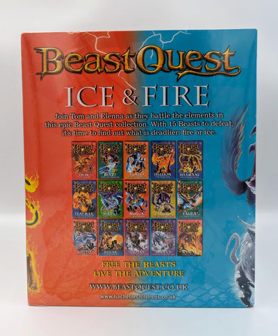 Beast Quest Ice and Fire 15 Book Collection Box Set