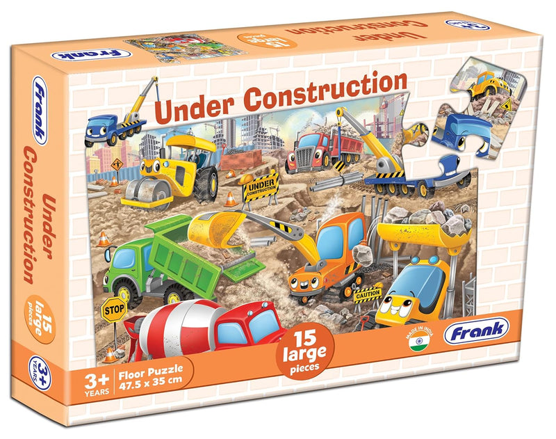 Under Construction 15 Piece Floor Age 3+ Jigsaw Puzzle