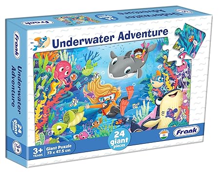 Underwater Adventure 24 Giant Piece Ages 3+ Jigsaw Puzzle