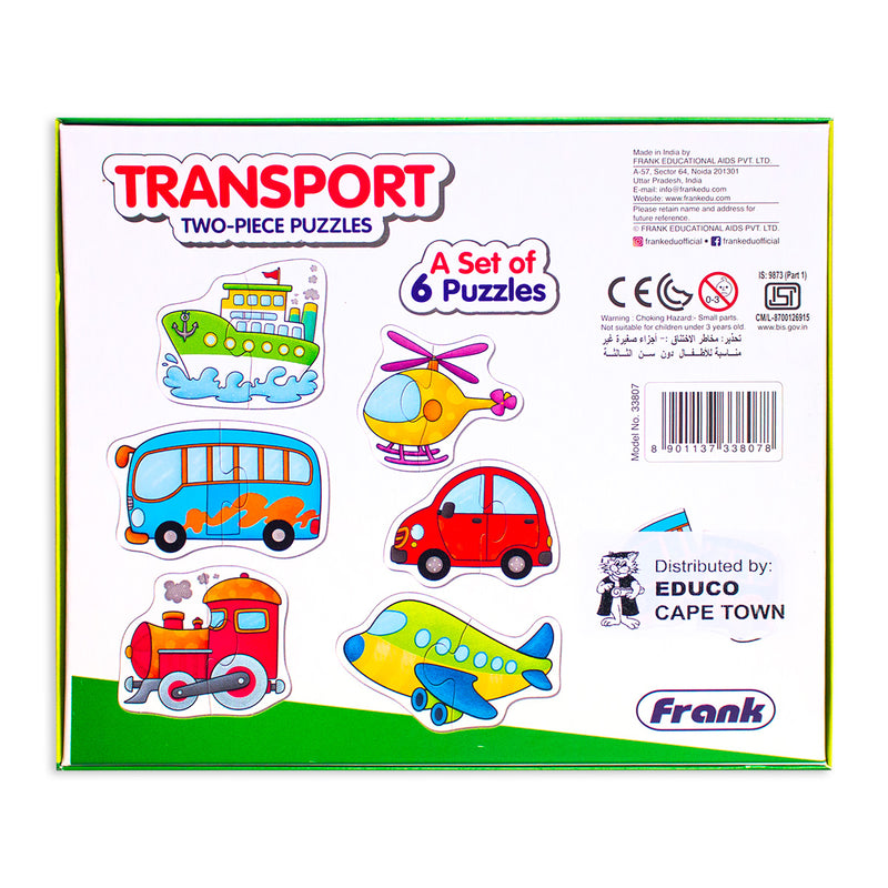 Transport Two Piece Puzzles 6In1 Box