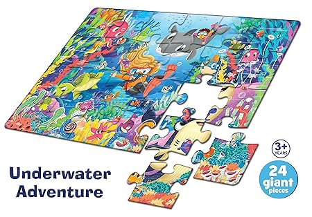 Underwater Adventure 24 Giant Piece Ages 3+ Jigsaw Puzzle