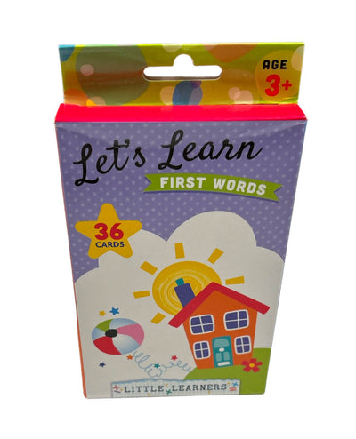 Let's Learn First Words Flash Cards