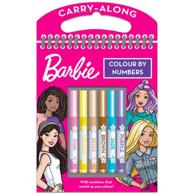 Barbie Colour By Numbers