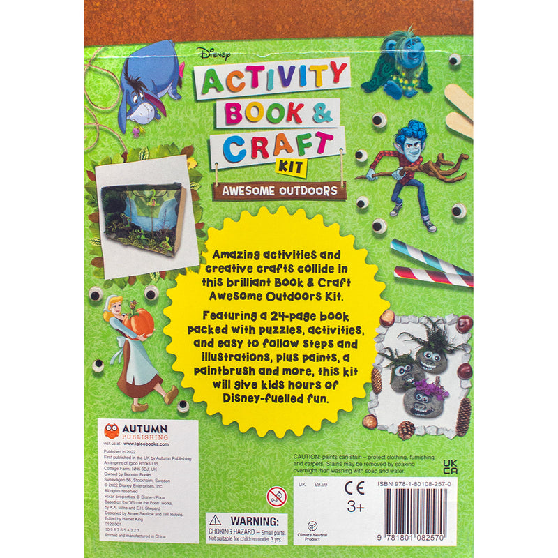 Disney: Activity Book & Craft Kit Awesome Outdoors