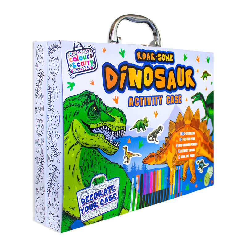 Colour & Carry: Roar-Some Dinosaur Activity Case