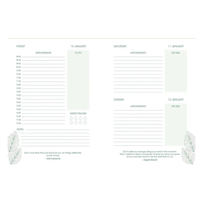 Daily Planner for Women 2025 With Zip Create Balance