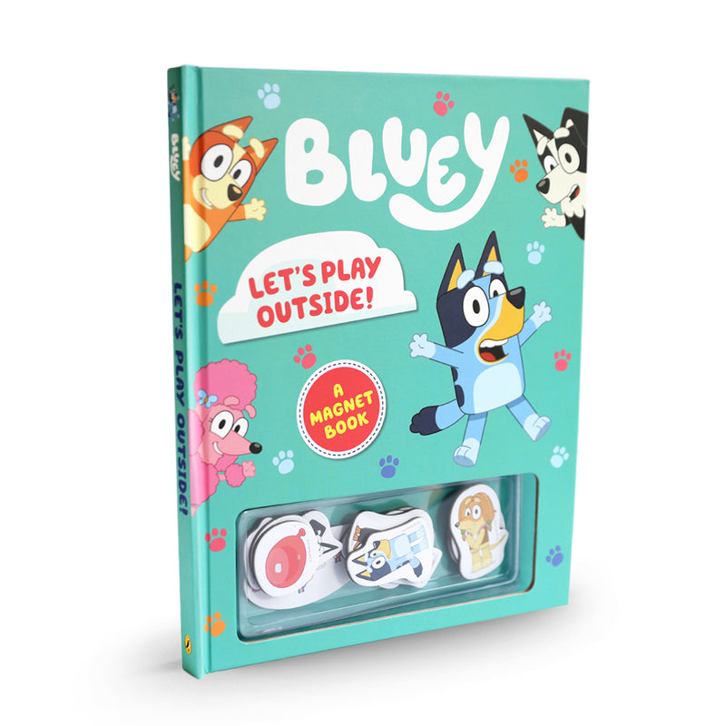 Bluey: Lets Playoutside Magnet Book & Toy