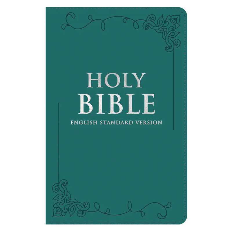 ESV  Compact Teal Bible with Zip