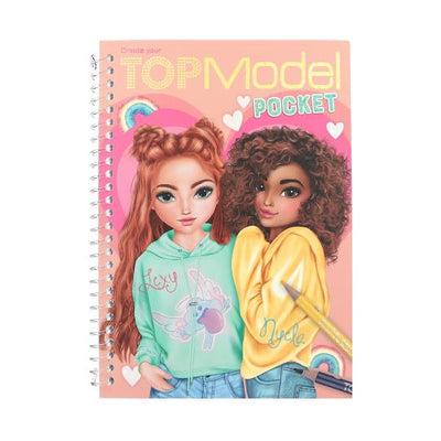 TOPModel Pocket Colouring Book