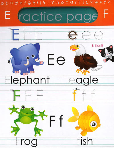 Little Learning Write And Wipe: Alphabet