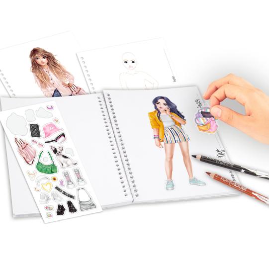 TOPModel Pocket Colouring Book