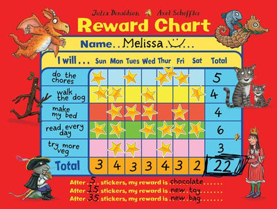 Julia Donaldson And Alex Scheffler Reward Chart