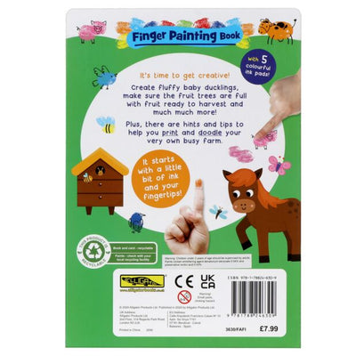 Farmyard Finger Painting Book