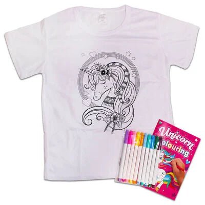 Colour Your Own Unicorn T-Shirt Box Set - Readers Warehouse
