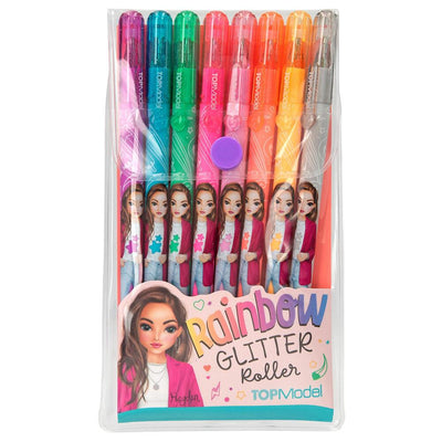 TOPModel Rainbow Glitter Roller Gel Pen Pack