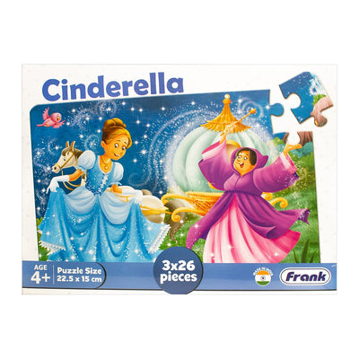 Fairytale Cinderella 3x26 Pieces Puzzles Box Set - Readers Warehouse