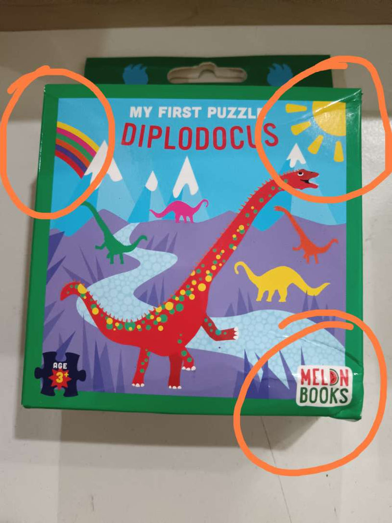 My First Puzzle - Diplodocus - 25 Piece Puzzle - Readers Warehouse