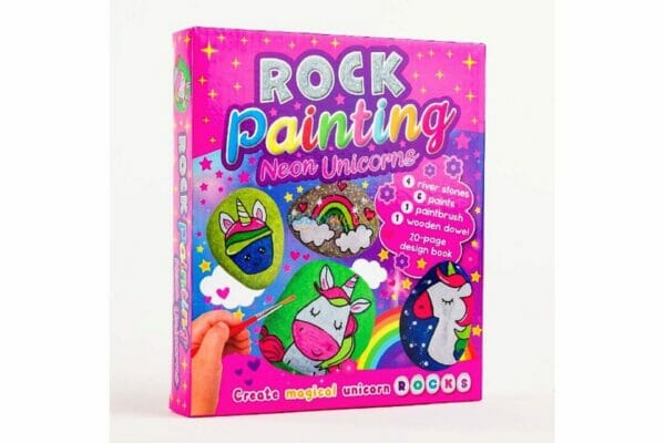 Neon Unicorns Rock Painting Box Set - Readers Warehouse