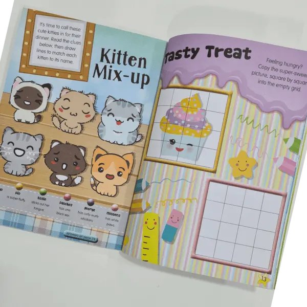 Puffy Sticker Activity Book: Cute - Readers Warehouse