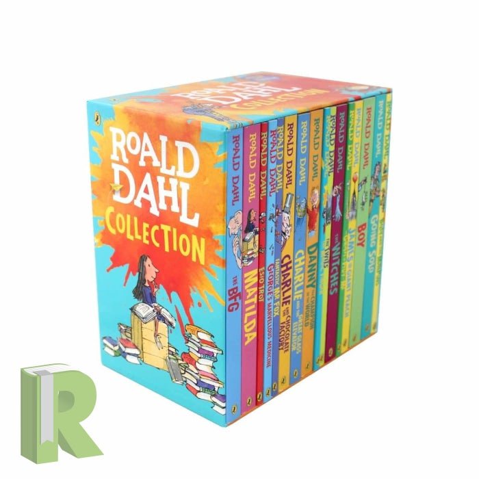 Roald factory Dahl Collection 16 Paberback Books Boxed Set BRAND NEW SAME DAY SHIP