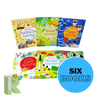 Usborne Wipe Clean Activity Book Collection - Readers Warehouse