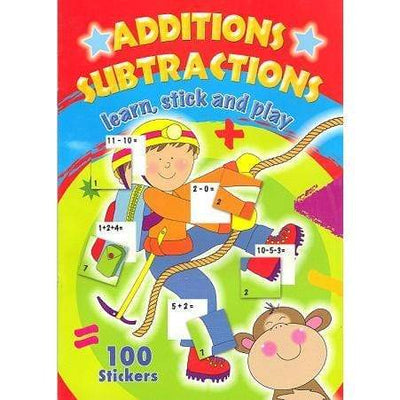 Additions And Subtractions - Learn, Stick and Play - Readers Warehouse