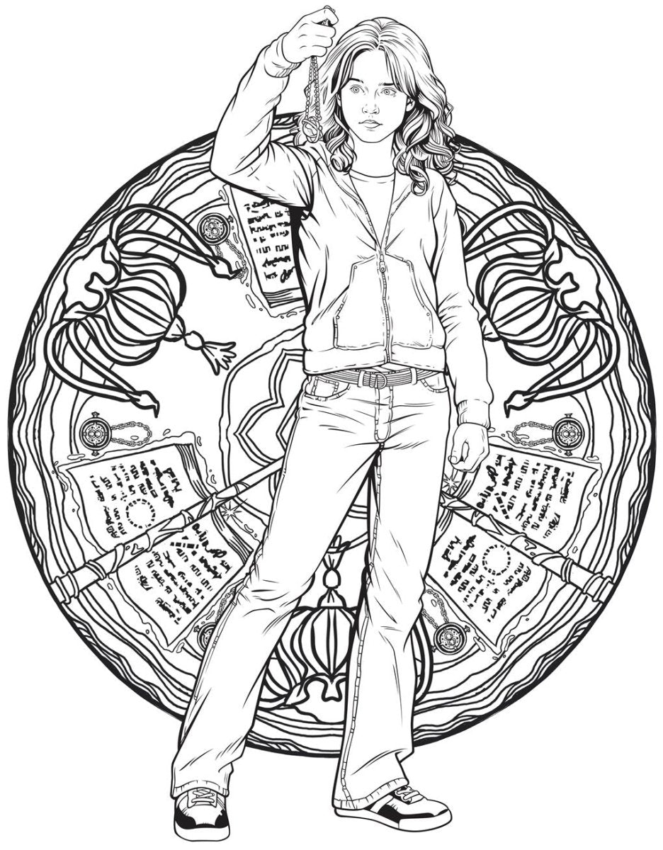 harry potter coloring page