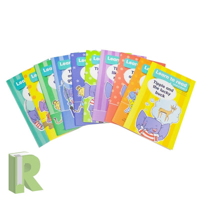 Learn To Read With Tippie The Elephant Level 2 (10 Books) - Readers Warehouse